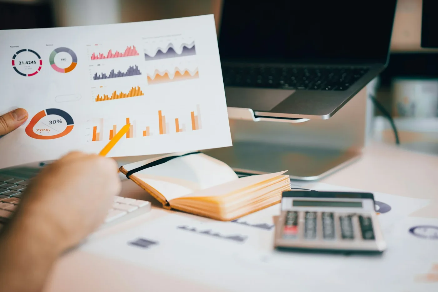 Analisi dei numeri per il piano industriale